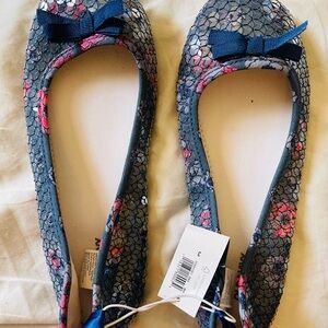 Old Navy Kids sequins Dress Shoes - Blue and Pink